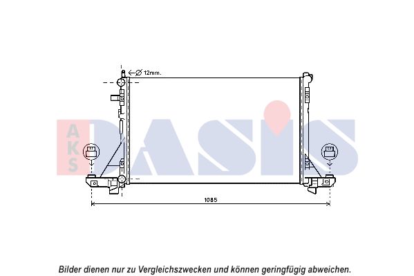 AKS DASIS Radiators, Motora dzesēšanas sistēma 070167N